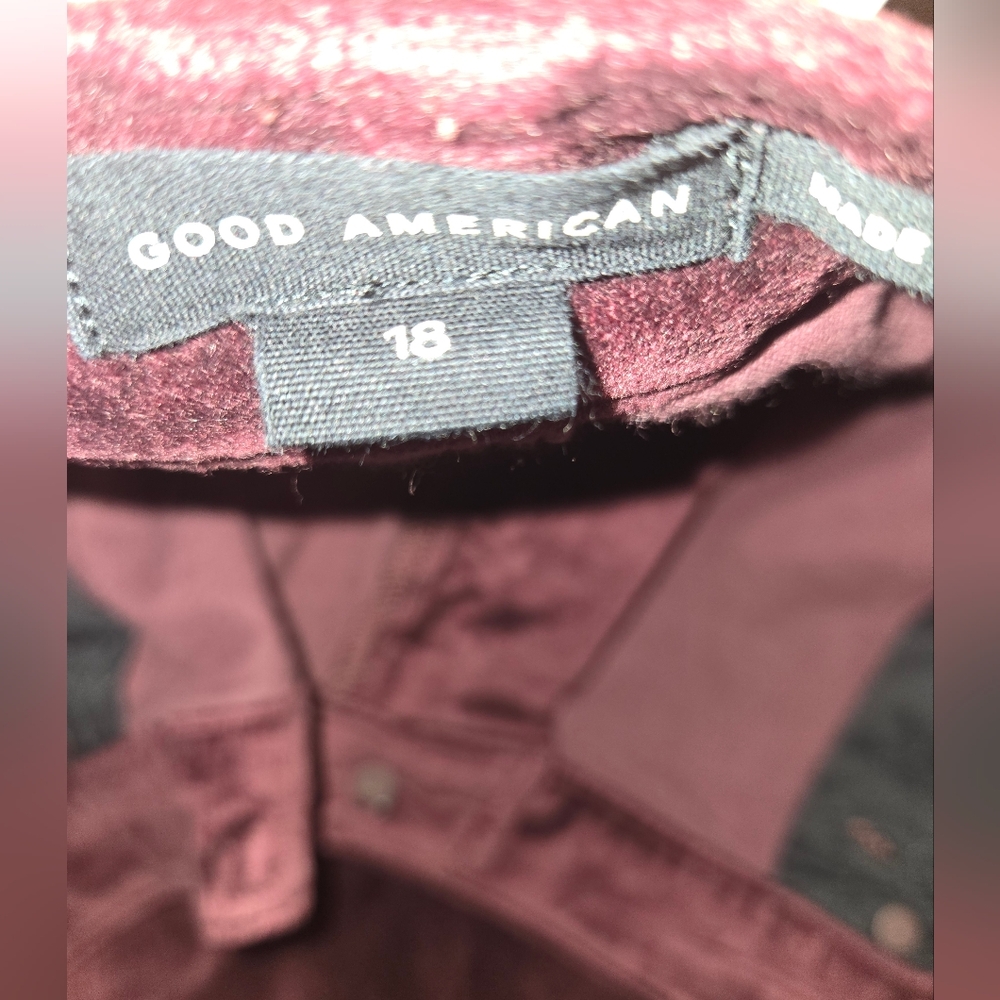 NWT Good American Velvet Mini Skirt - Picture 7 of 8